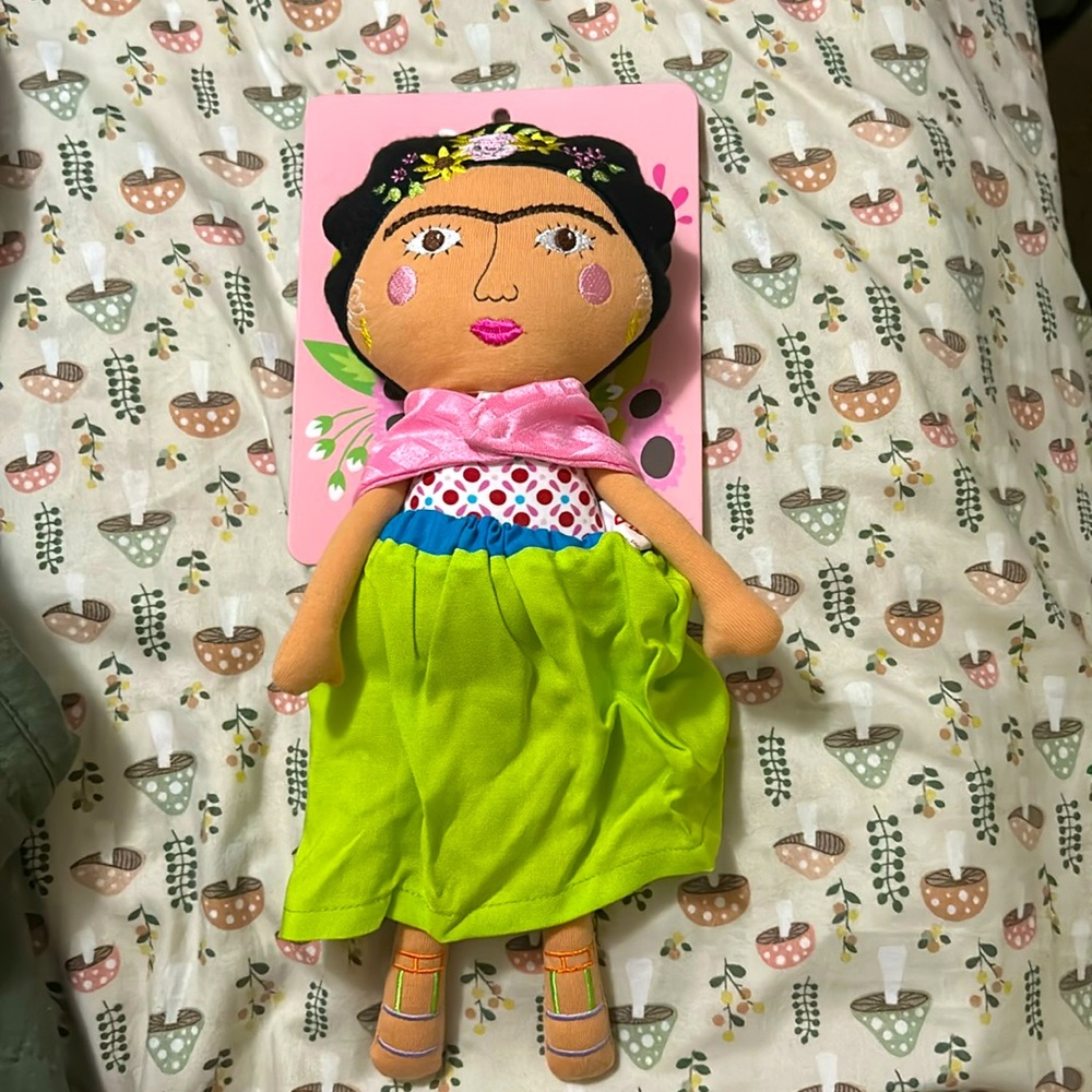Piccolina Trailblazer Frida Kahlo Plush Doll
